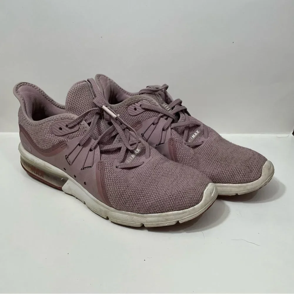 Nike Air Max Mauve Athletic Training Shoes
